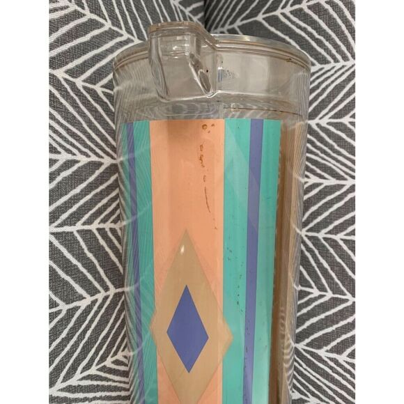 Stotter VINTAGE MCM 1970s plastic Pitcher Ice Bucket Glasses Cups LOT 14 pc. SET - Picture 3 of 8